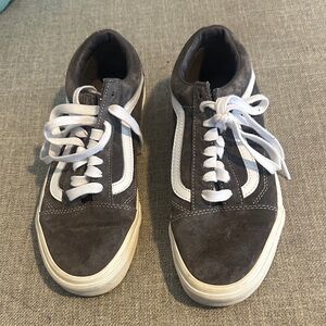 Vans Gray and White Men's Sneakers